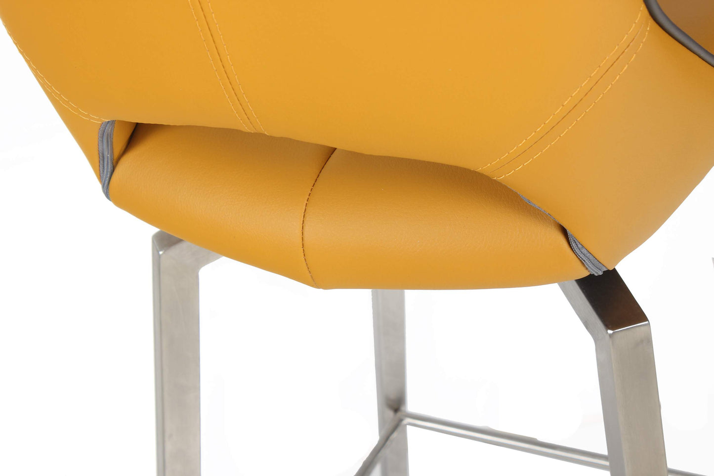 Marlow Bar Stool – Swivel Leather Effect Seat with Tripod Legs