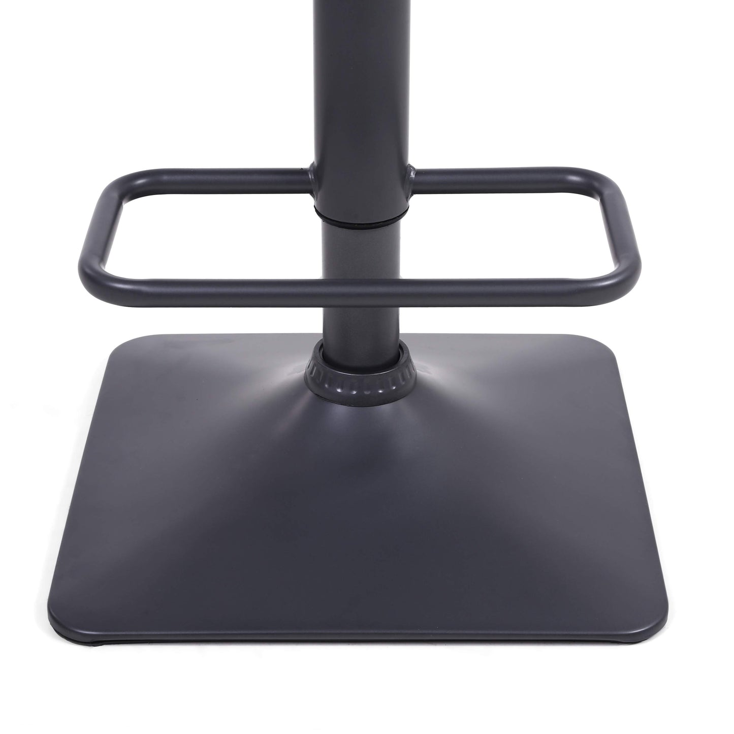 Pair of Odenia Bar Stools – Dual-Tone Suede Effect with Swivel & Height Adjustment