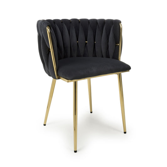 Rosanna Chenille Textured Dining Chairs - Set of 2