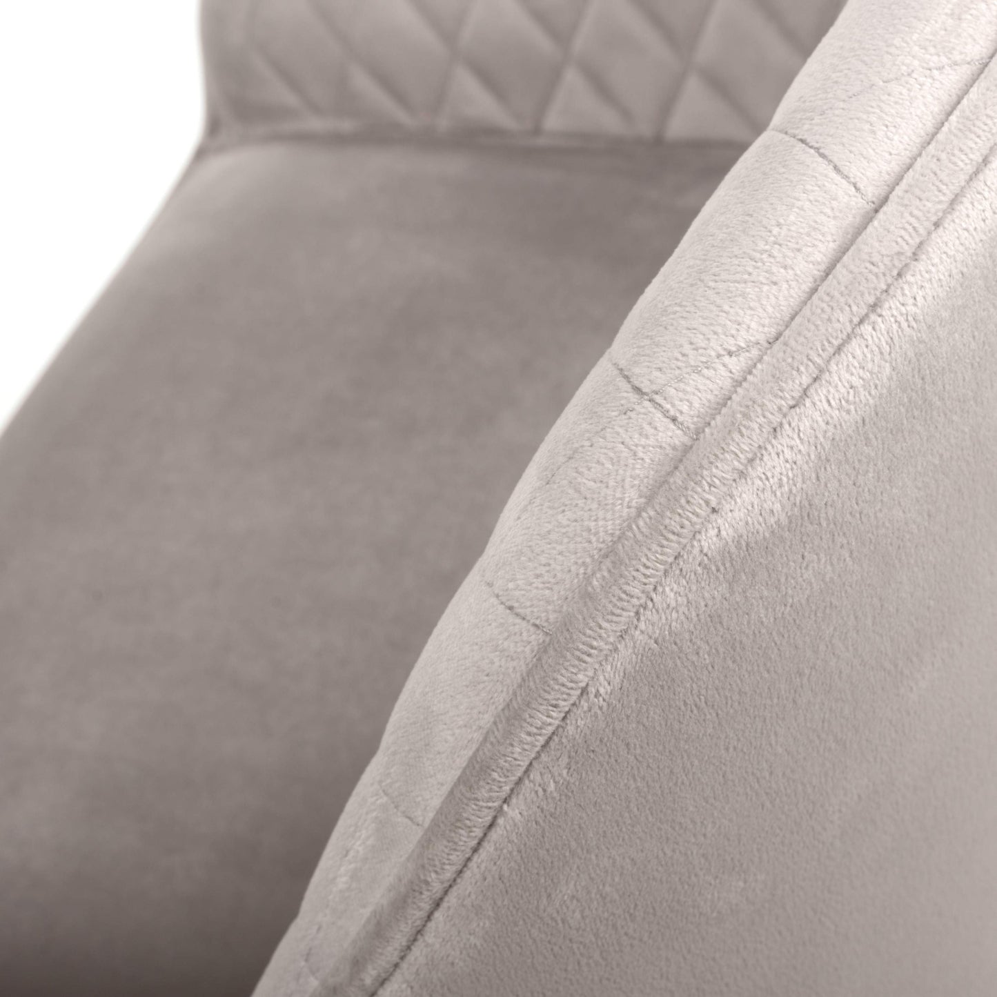 Pair of Gabby Bar Stools – Brushed Velvet with Gold Detail (3 Colours)