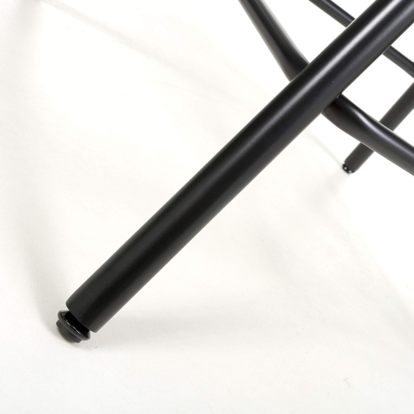 Pair of Toria Bar Stools – Leather Effect with Black Metal Frame (3 Colours)