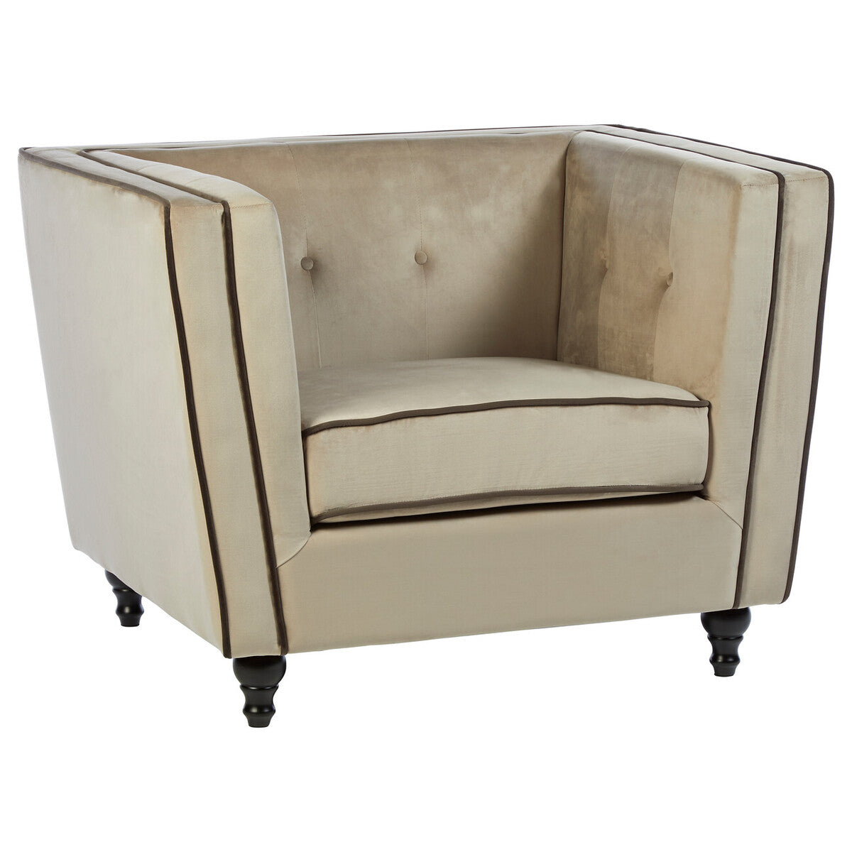Elysian Mink Velvet Chair