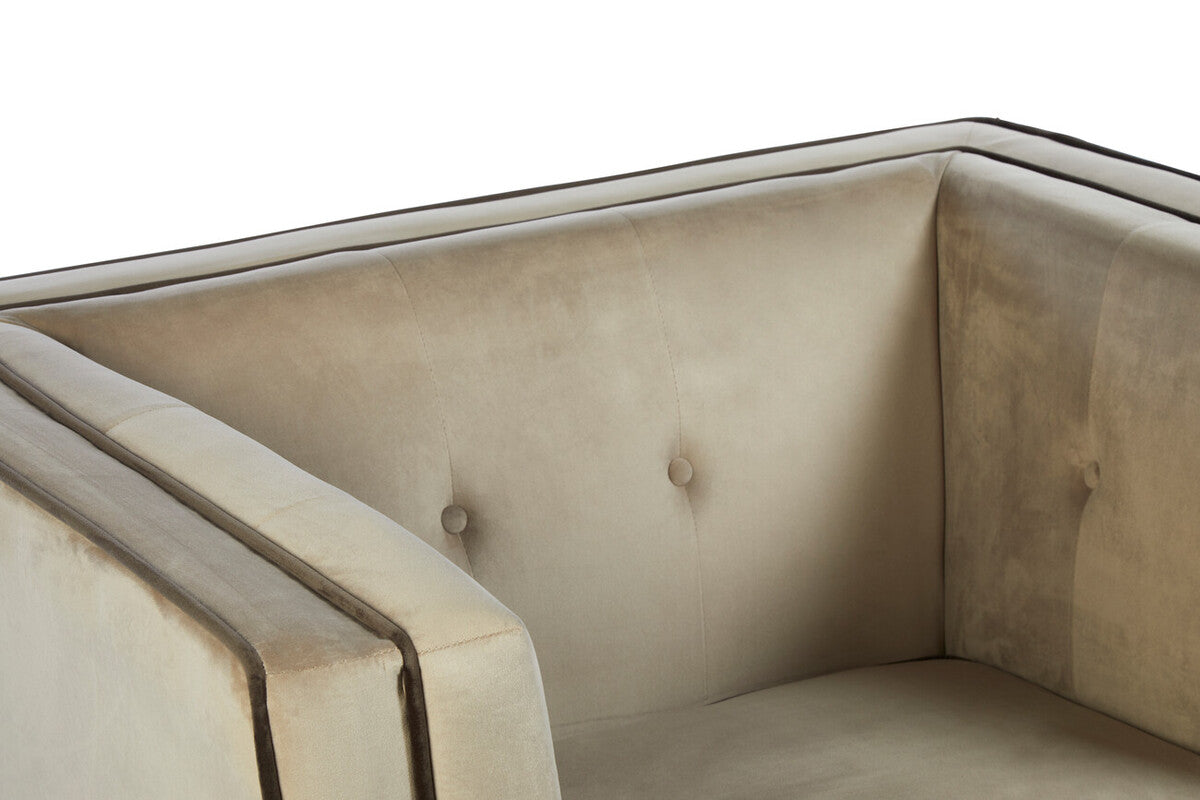 Elysian Mink Velvet Chair