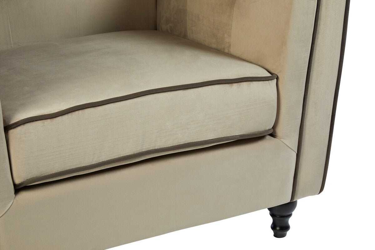 Elysian Mink Velvet Chair