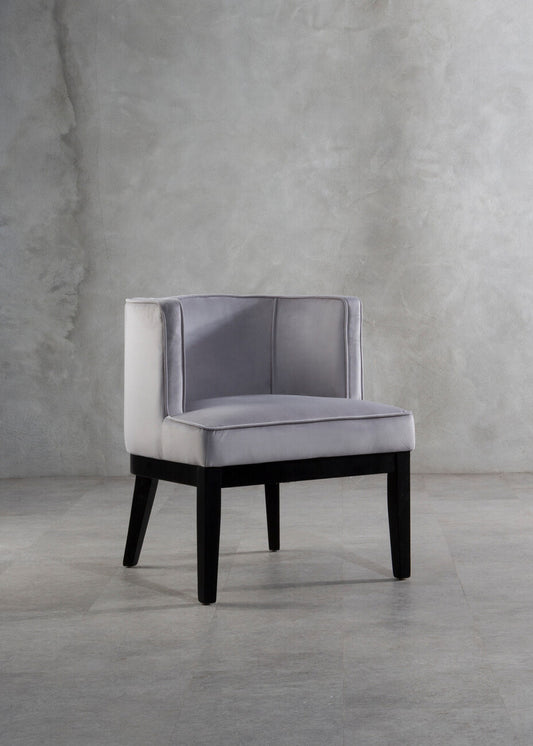 Daxan Velvet Rounded Accent Chair