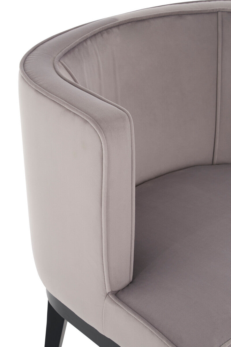 Daxan Velvet Rounded Chair