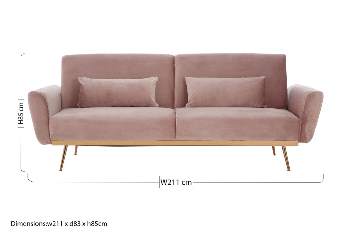 Isla Velvet Sofa Bed