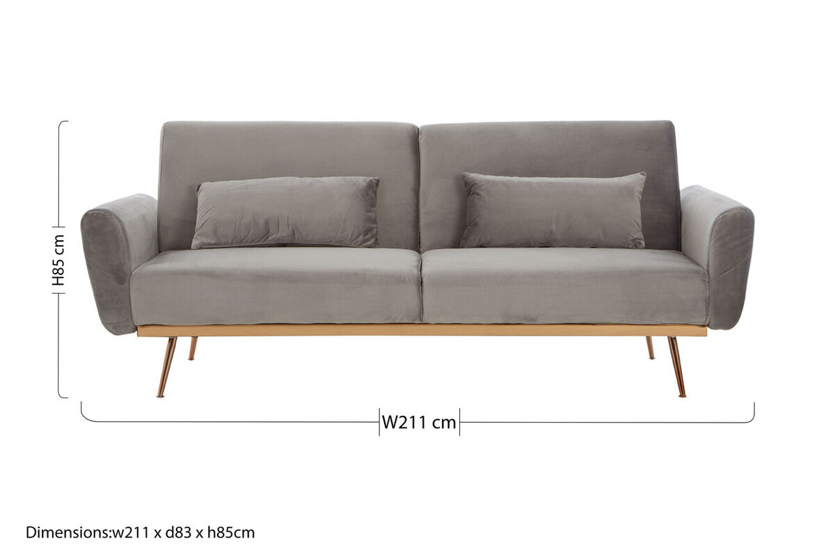 Isla Velvet Sofa Bed