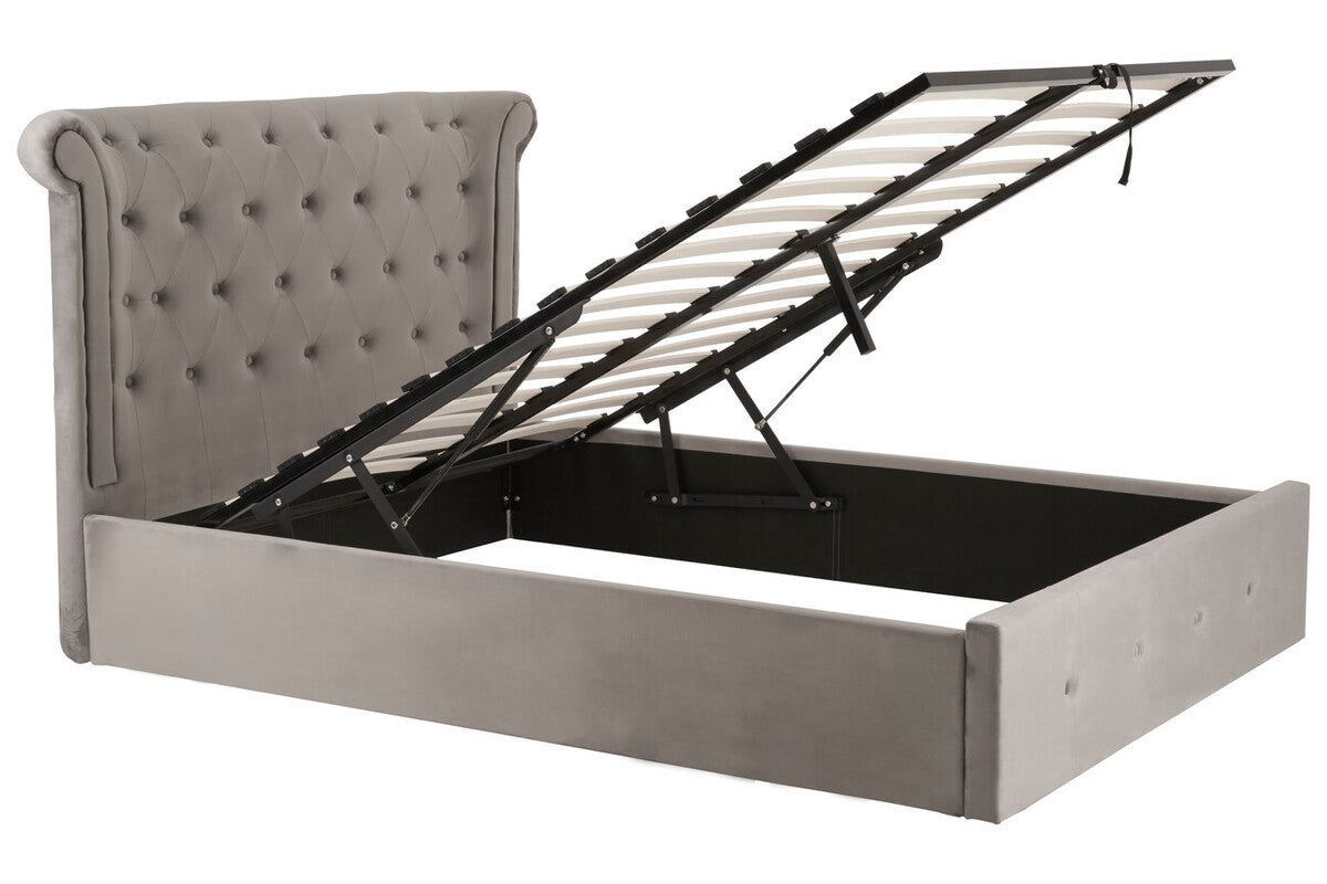 Edie Double Ottoman Bed
