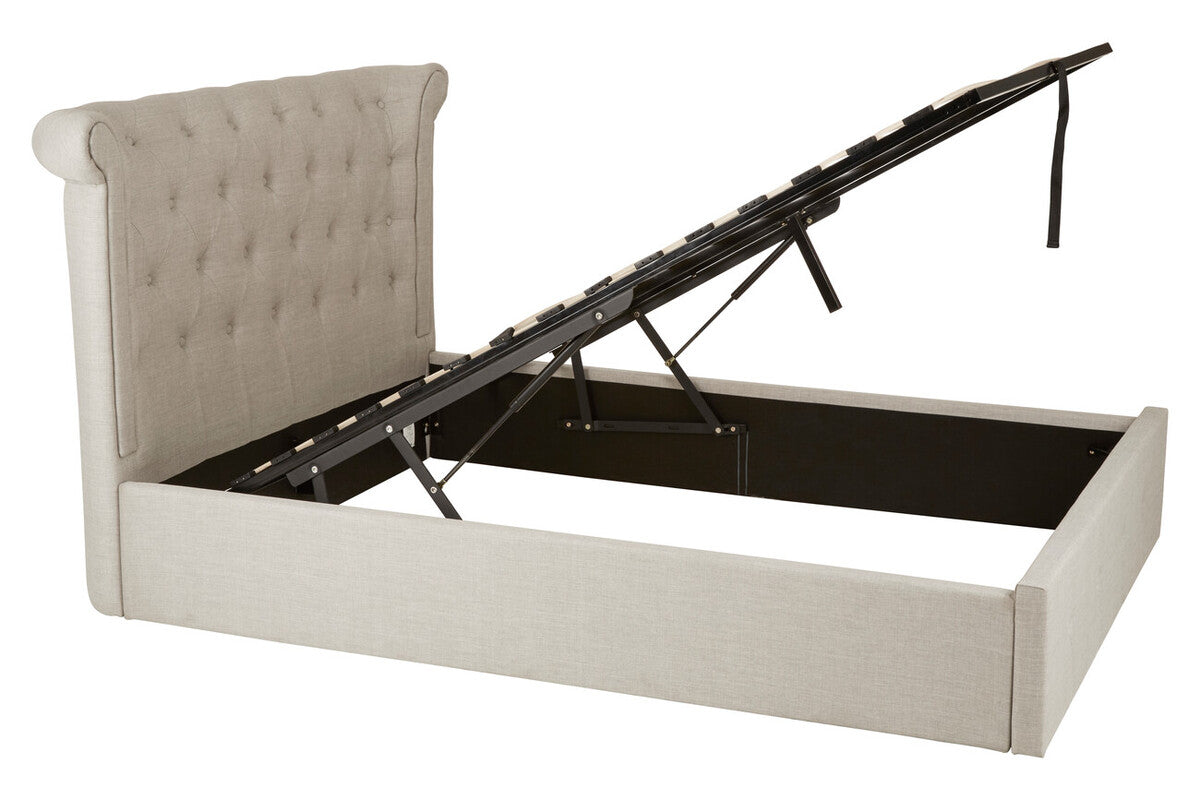 Edie Double Ottoman Bed