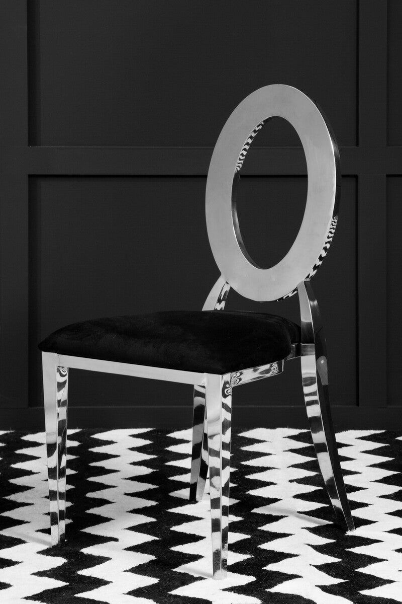 Sara Stackable Steel Frame Dining Chair