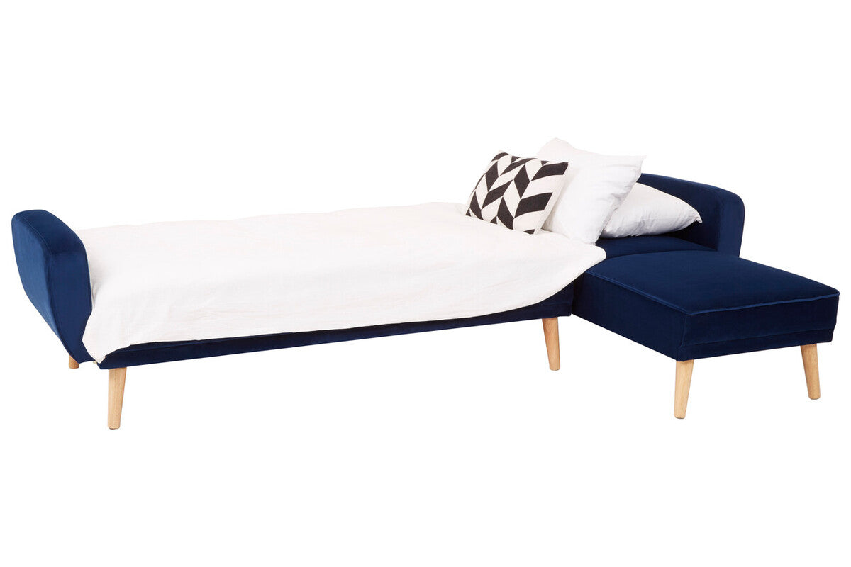 Sofia 3-Seater Velvet Sofa Bed