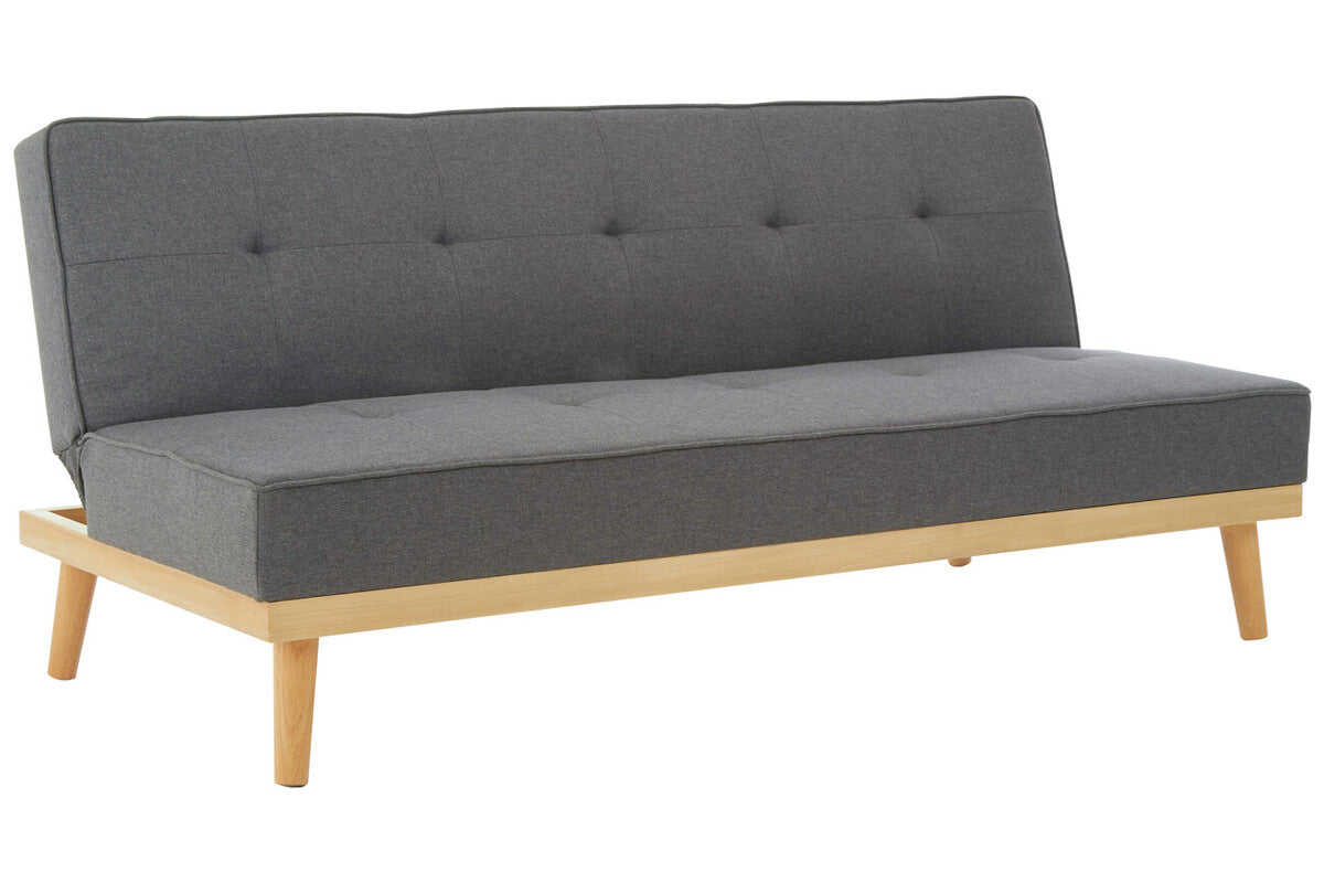 Oslo 3 Seater Sofa Bed – Velvet in Green or Grey