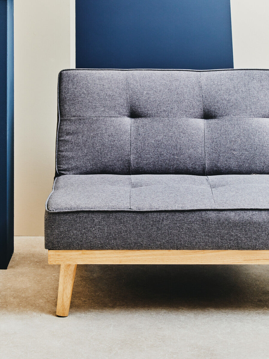 Oslo 3 Seater Sofa Bed – Velvet in Green or Grey