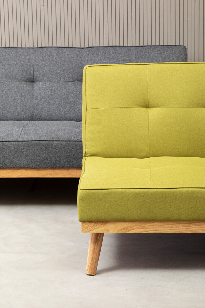 Oslo 3 Seater Sofa Bed – Velvet in Green or Grey