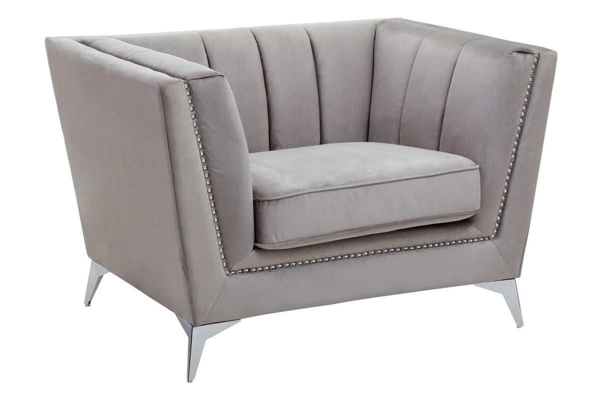 Hapsen Velvet Chair