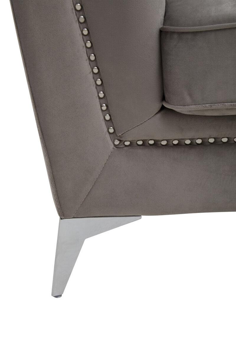 Hapsen Velvet Chair