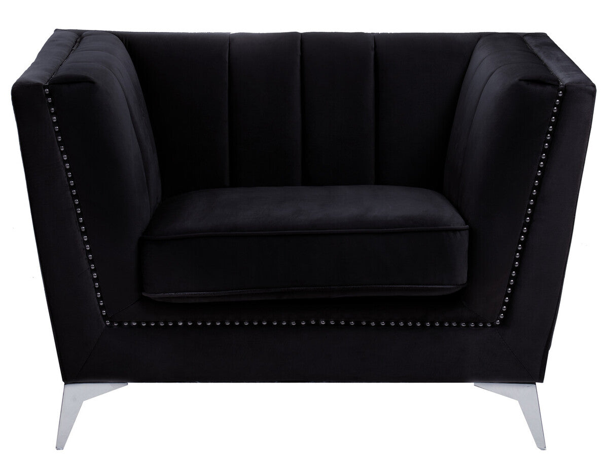 Hapsen Velvet Chair