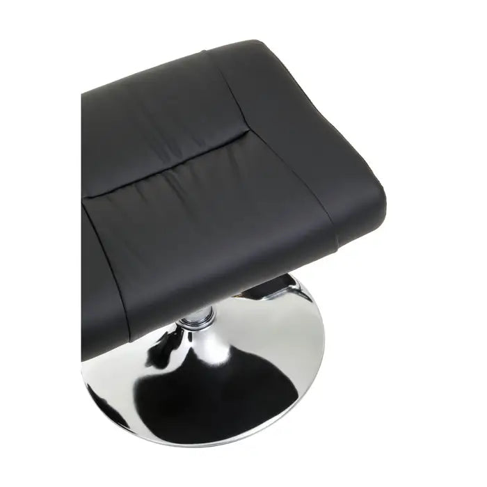 Solace Leather Effect Reclining Chair & Footstool