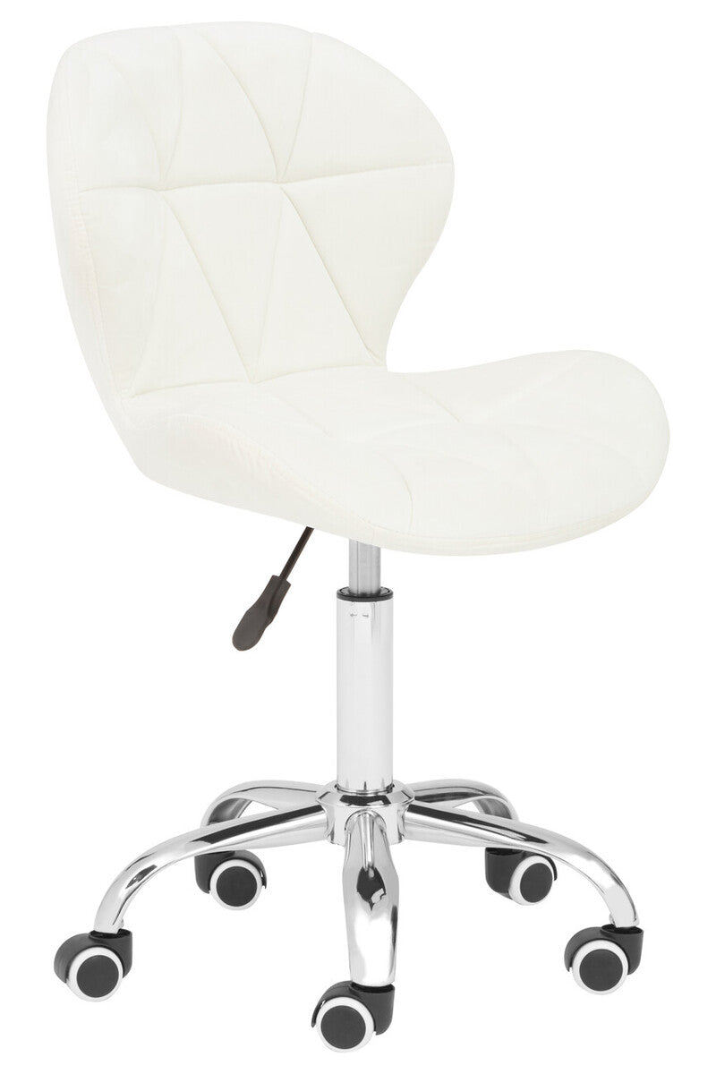 Claudia Velvet Quilted Home Office Chair
