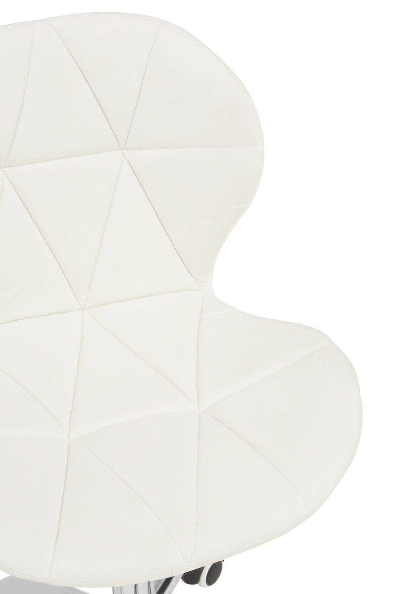 Claudia Velvet Quilted Home Office Chair