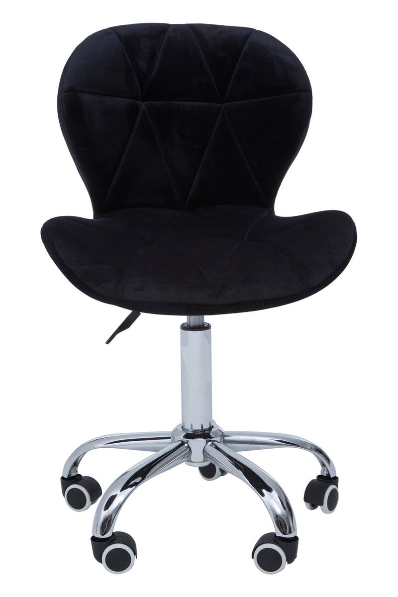 Claudia Velvet Quilted Home Office Chair
