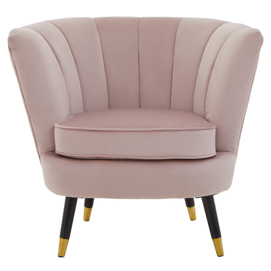 Lorena Velvet Accent Chair