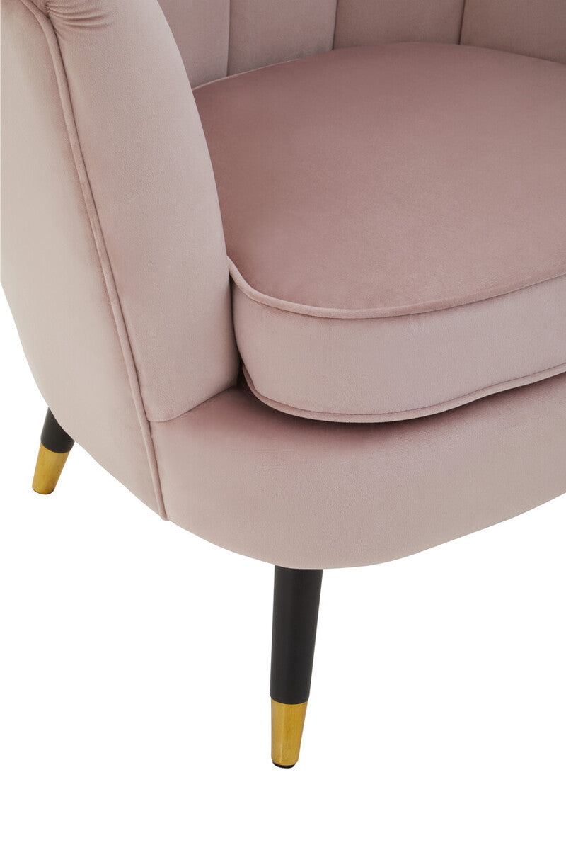 Lorena Velvet Accent Chair