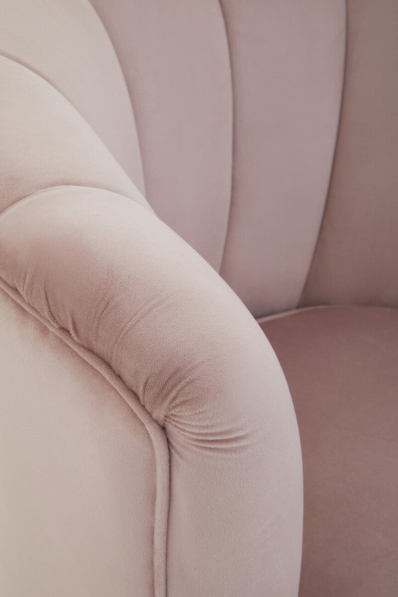 Lorena Velvet Accent Chair