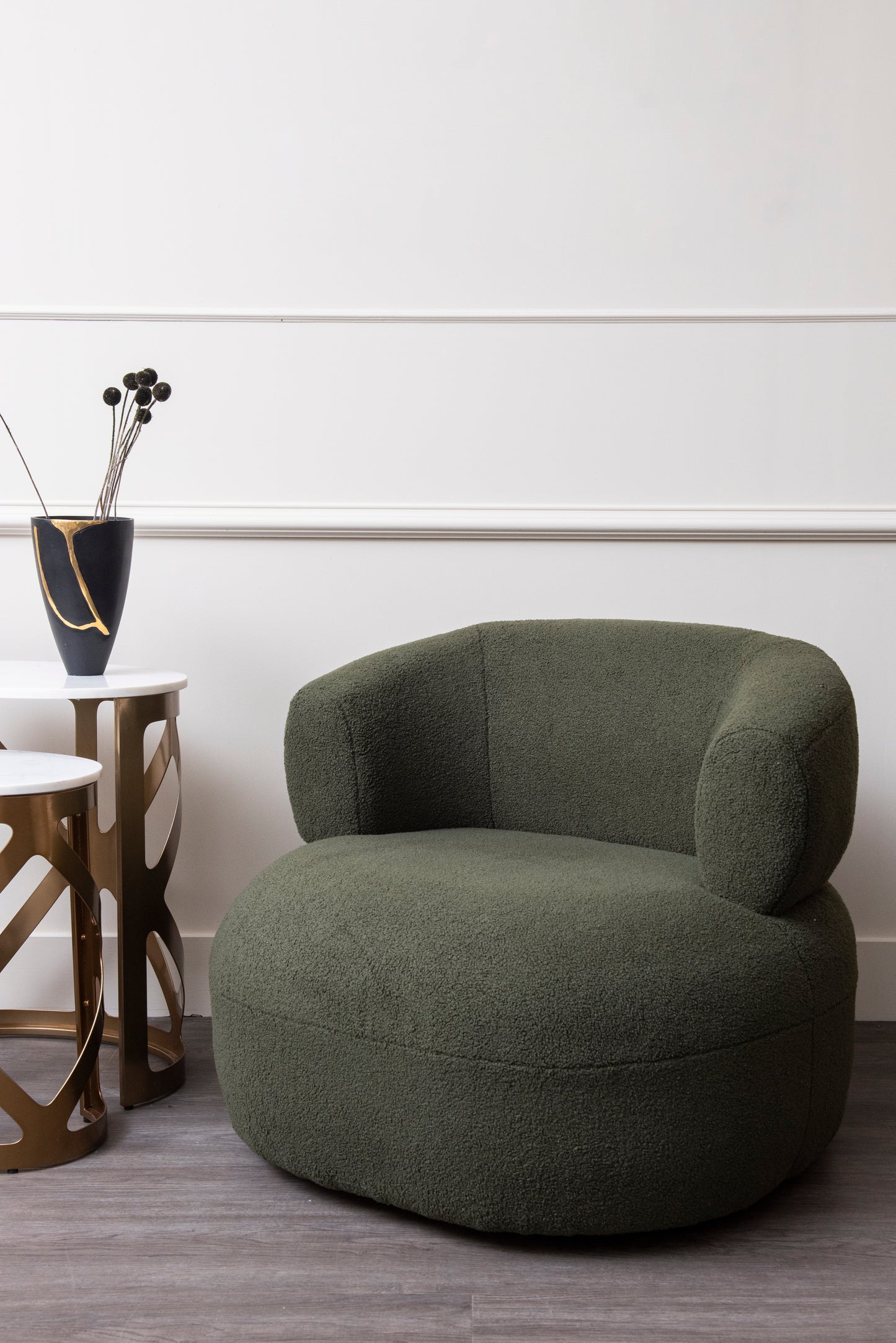 Saturn Boucle Occasional Chair – Modern Accent Seating