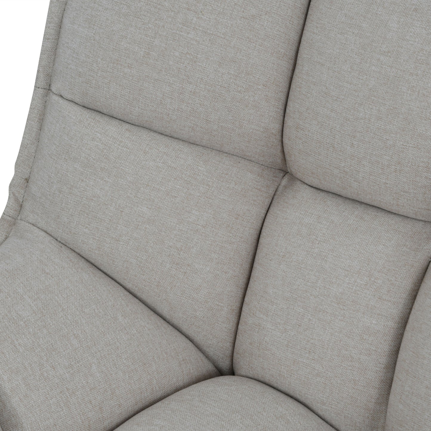 Christina Lounge Chair with Footstool – Oatmeal Linen