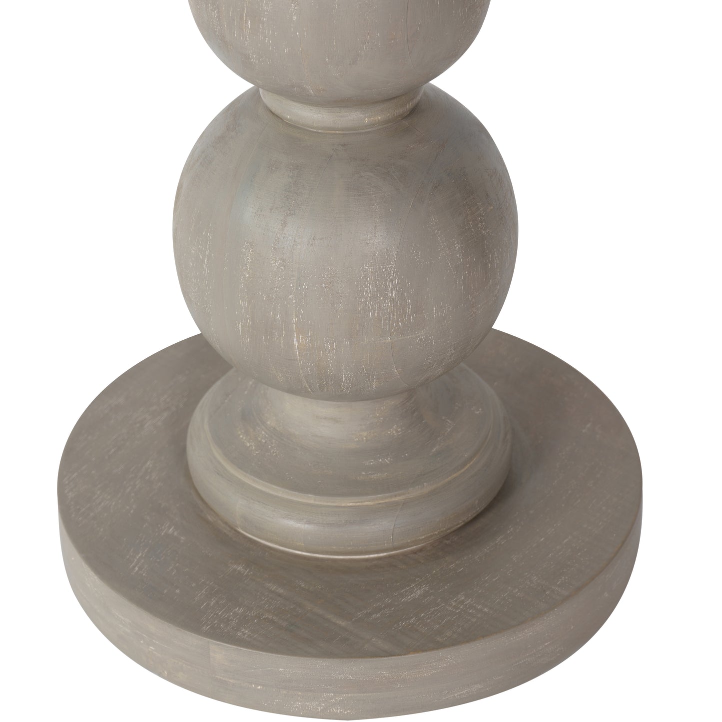 Bertie Grey Washed Side Table with Painted Top