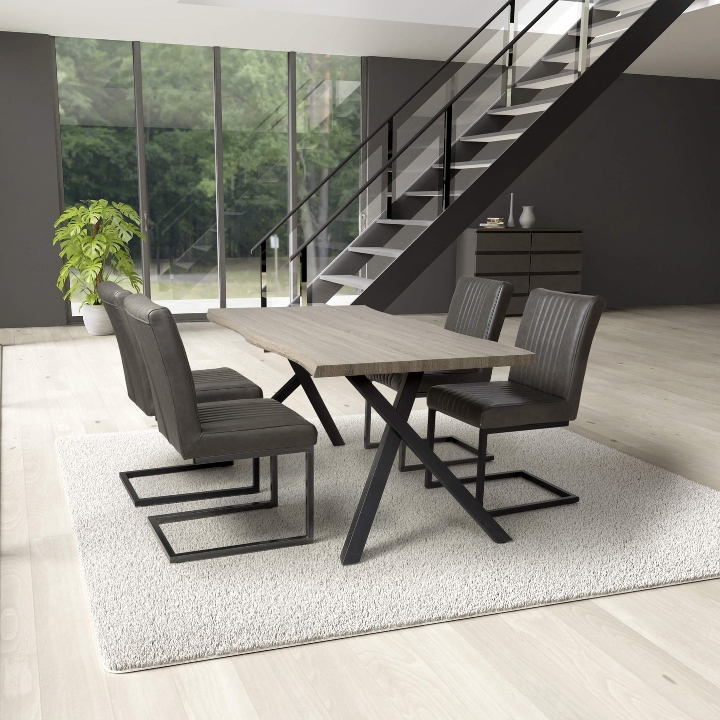 Neburn 1.6m Dining Set