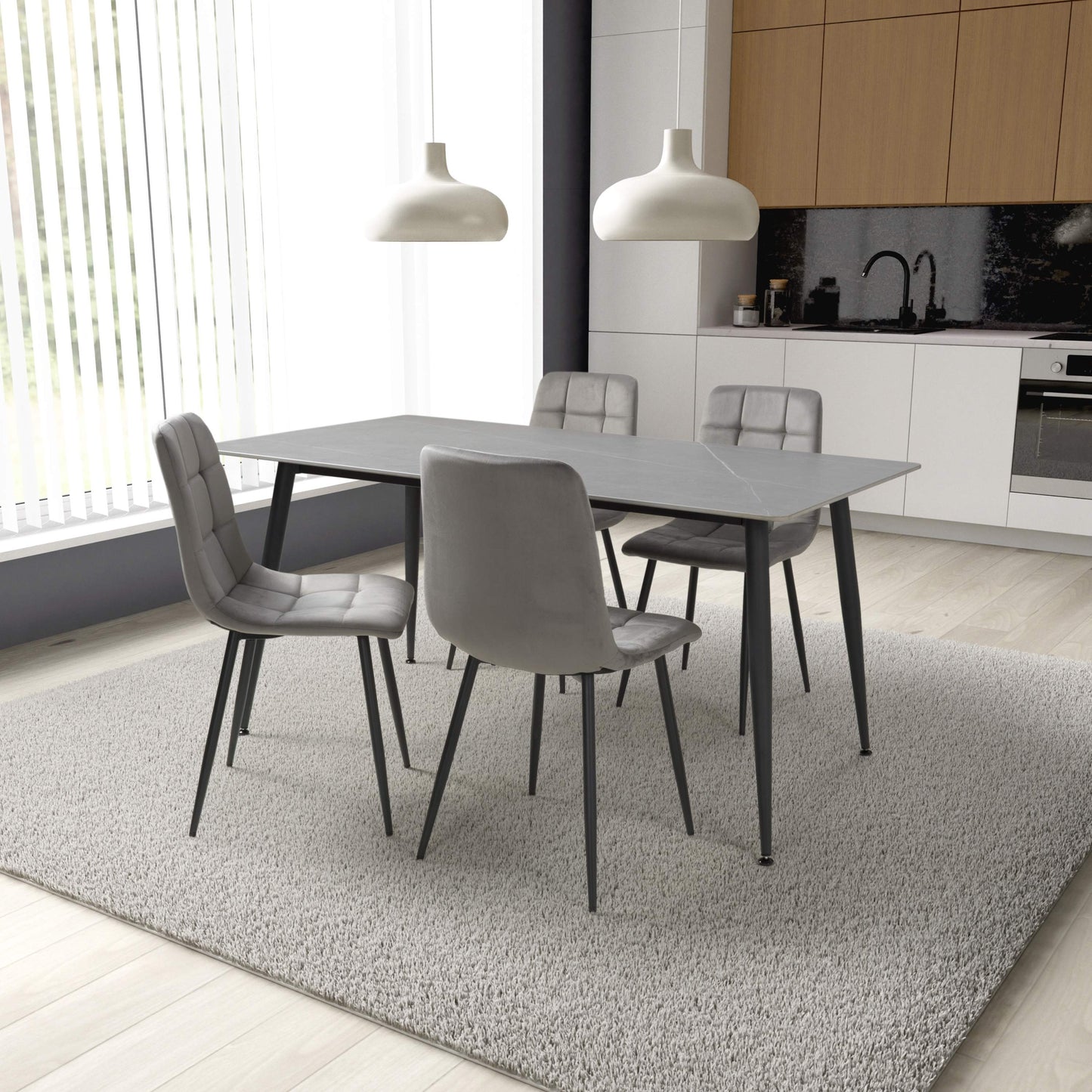 Cannes Rectangular Dining Table - Various Size & Colours