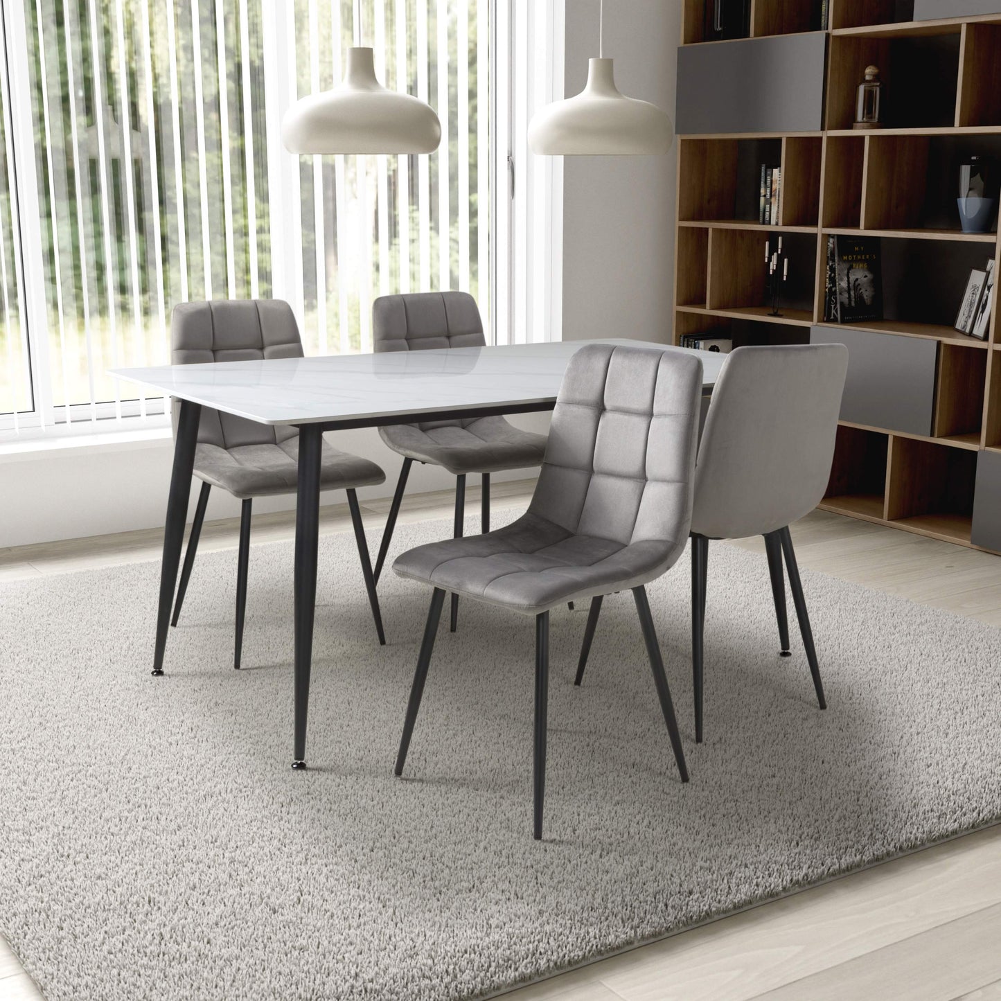 Cannes Rectangular Dining Table - Various Size & Colours