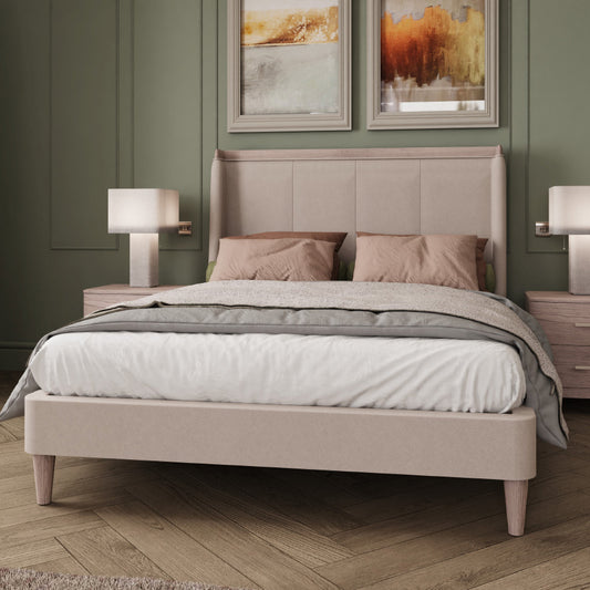 Ahara Parisian Double Bed in Parisian Cream
