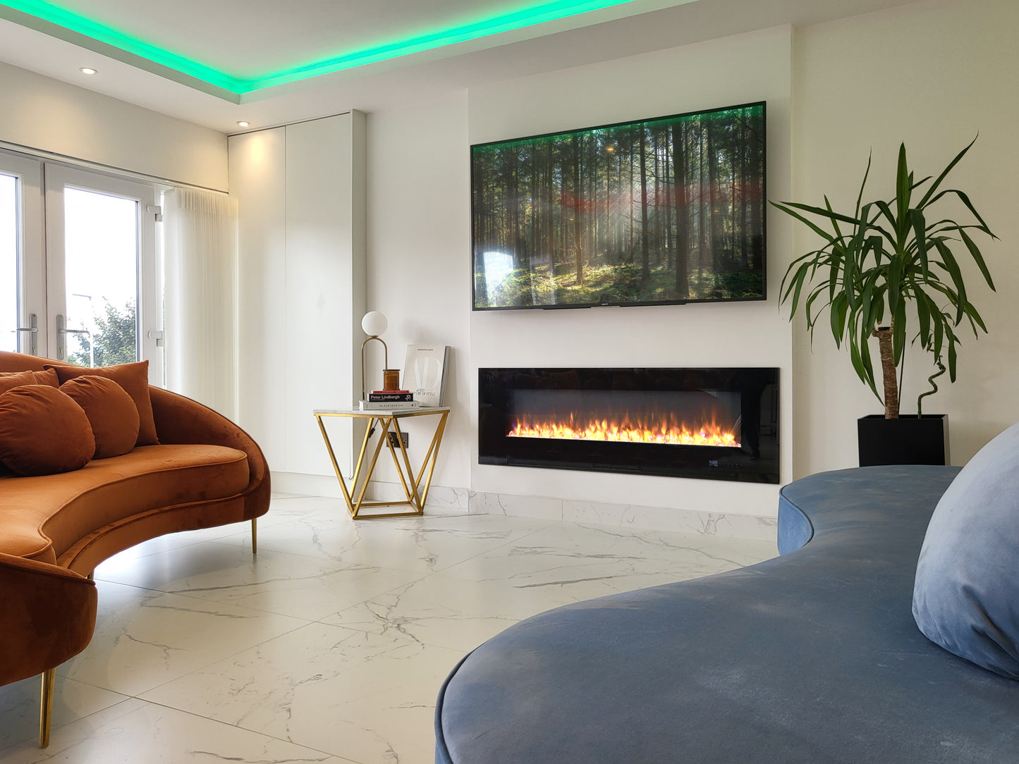 Aurelia Modern Electric Fire - Various Colours & Sizes