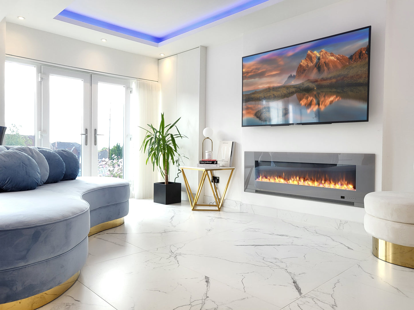 Aurelia Modern Electric Fire - Various Colours & Sizes