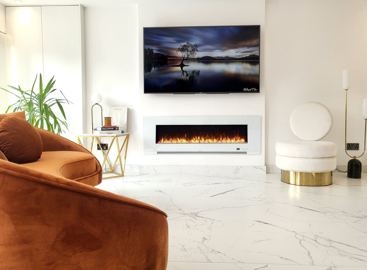 Aurelia Modern Electric Fire - Various Colours & Sizes