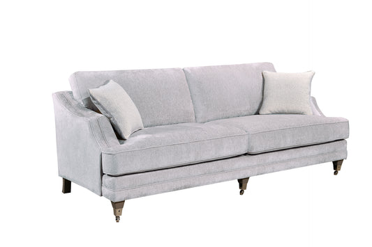 Bell 4 Seater Fixed Back Sofa – Chenille Velvet