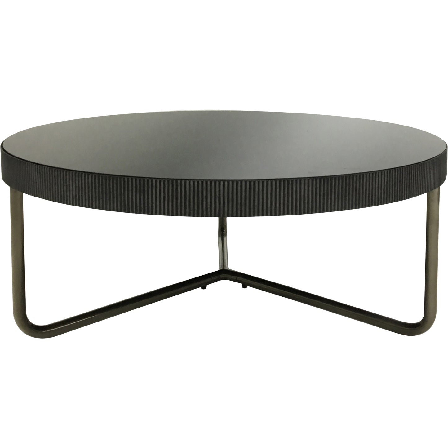 Black Tinted Glass Coffee Table Set