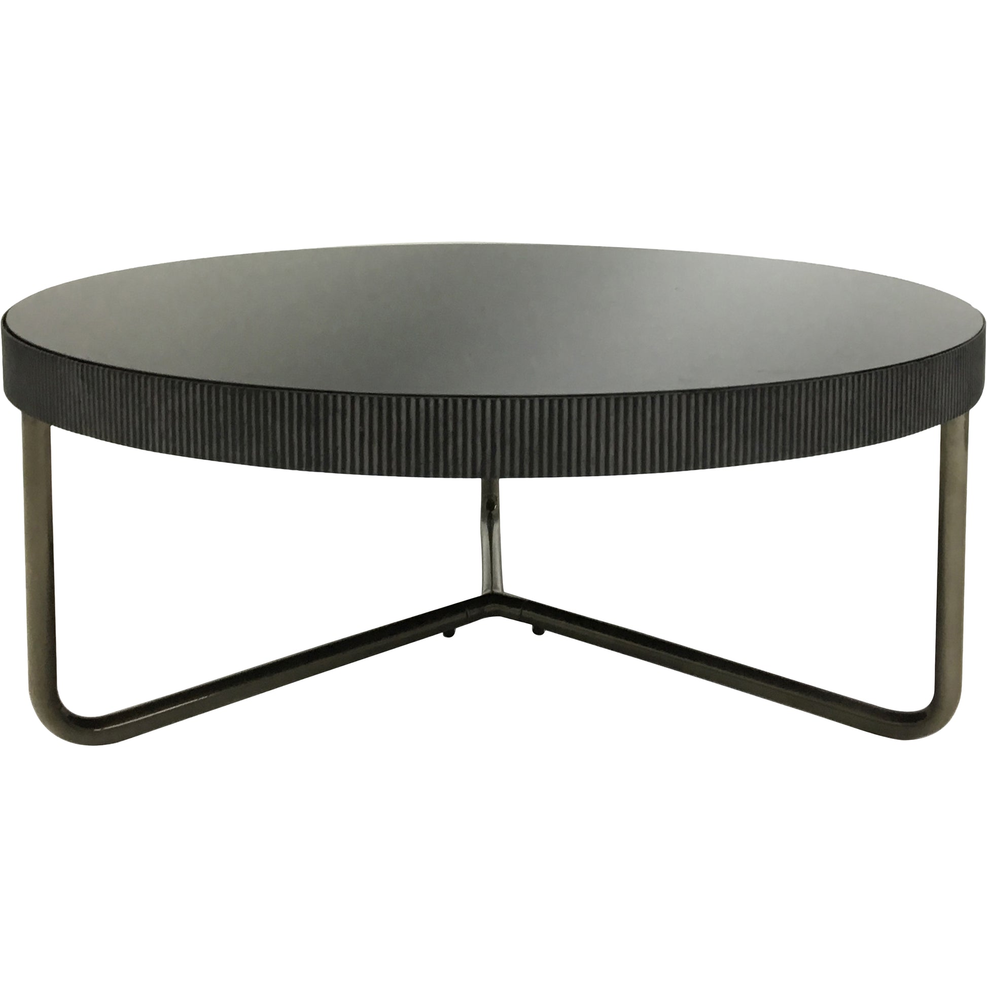 Black Tinted Glass Coffee Table Set