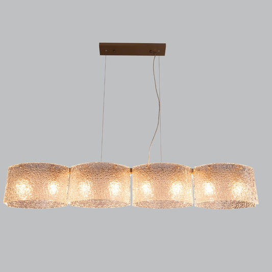 Blaise Bronze Long Chandelier