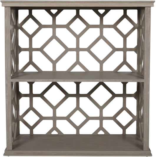 Carter Open Shelving Unit with Distressed Finish