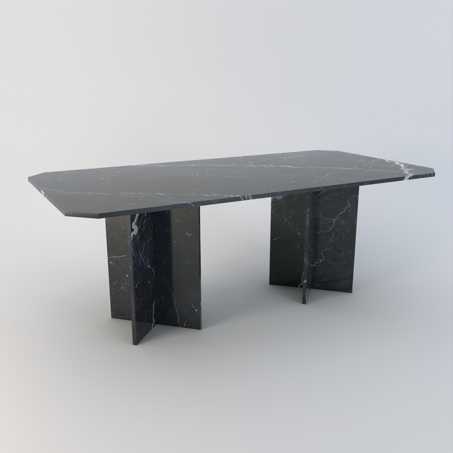 Gara 2000 x 1000 Double Based Dining Table – Custom Stone Furniture in Quartz, Marble & Granite