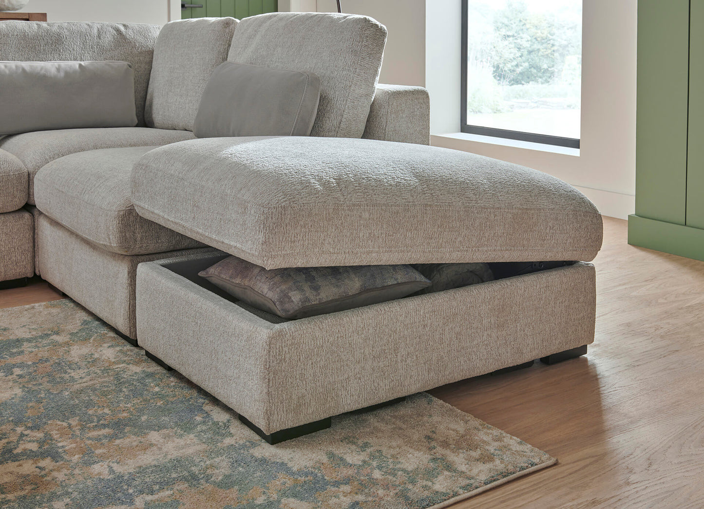 Heron Storage Ottoman