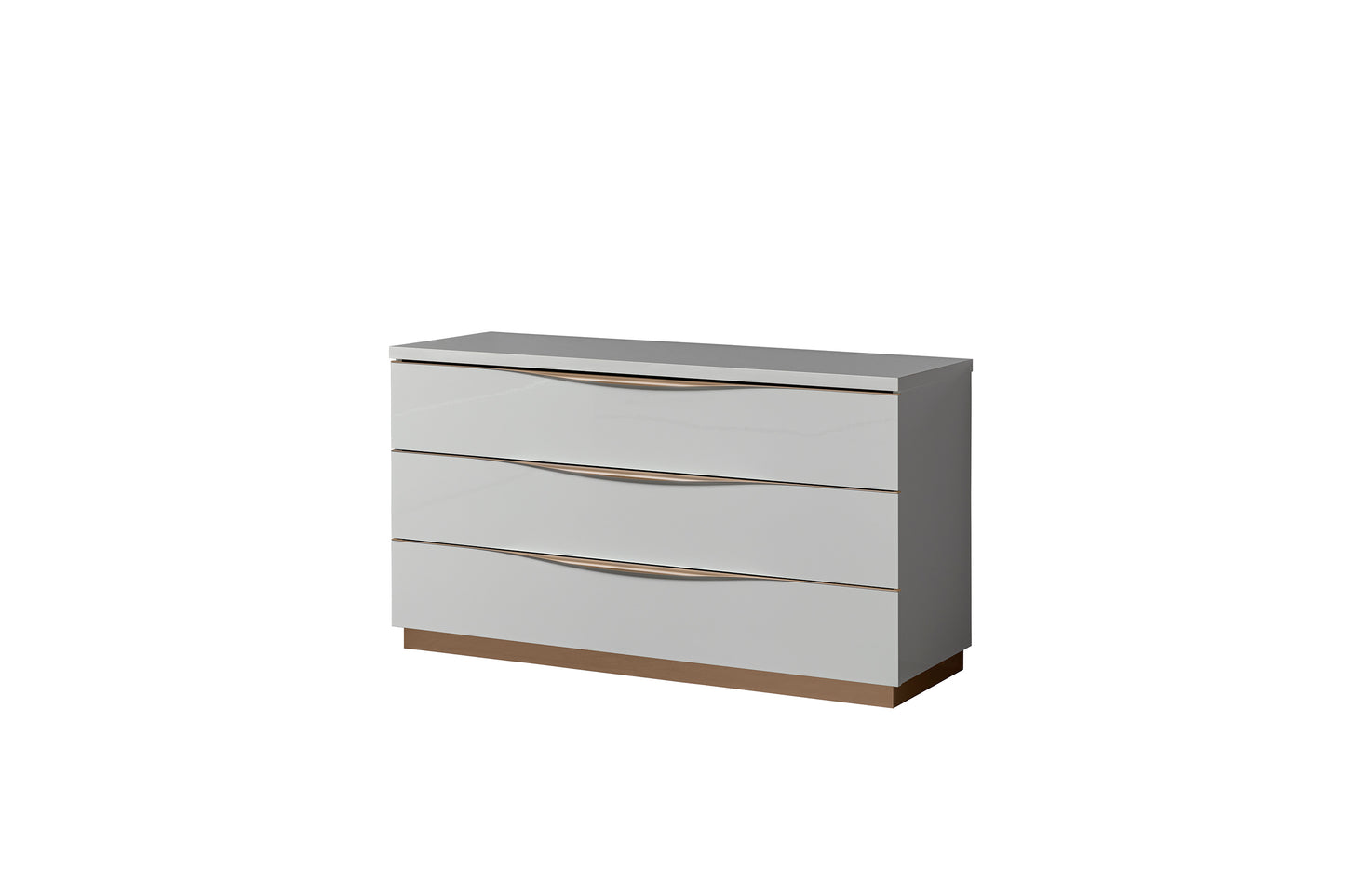 KIKI White hi-gloss 3 or 6 Draw Chest