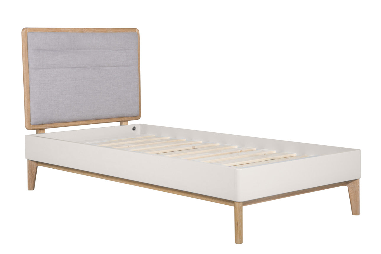 Arc Single Bed – Oak & Dove Grey