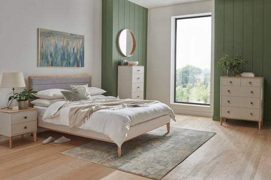 Arc Double Bed Dove Grey