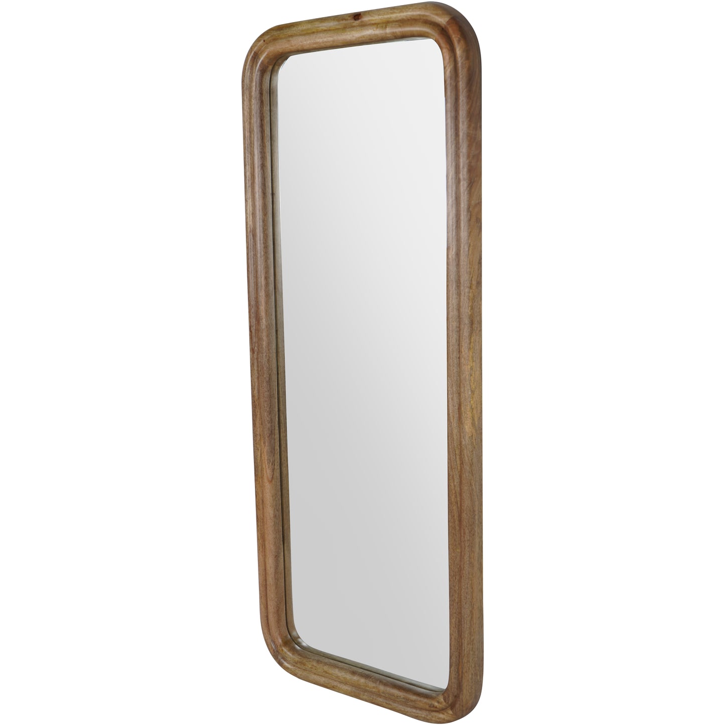 Montrose Groove Edge Solid Wood Cheval Mirror